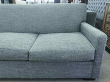 TCS Designs 3 Custom  Seat Sofa in "Tiko Storm' Upholstery