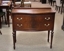 Inlaid Mahogany Two Drawer Console