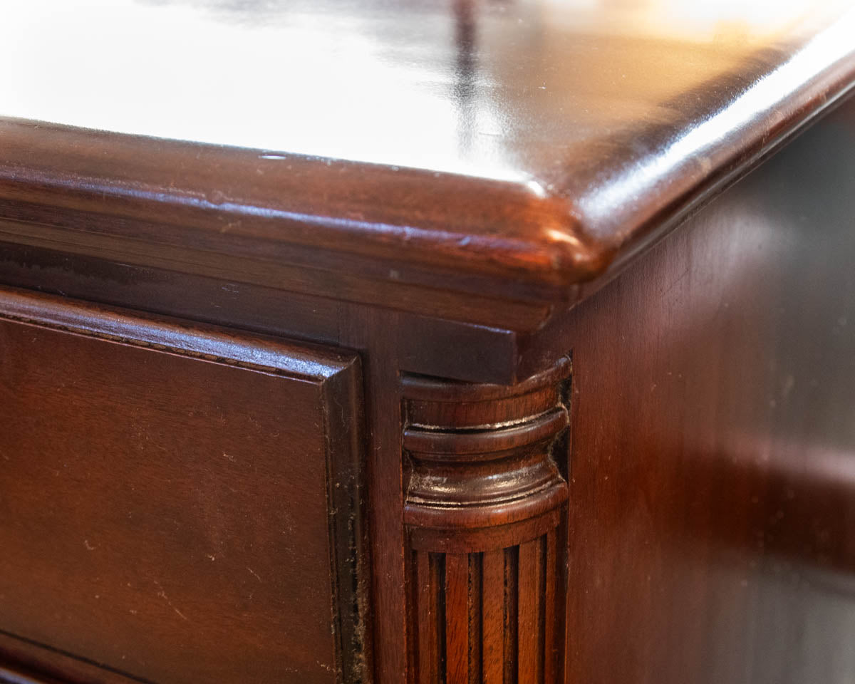 Solid Mahogany Six Drawer Dresser
