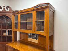 Anqitue Biedermeier 2-Piece Inlaid Cabinet
