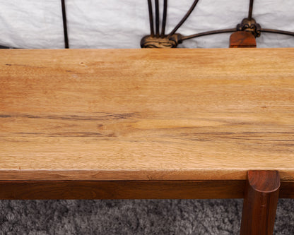 Wooden Teak and Acacia Wooden Bench