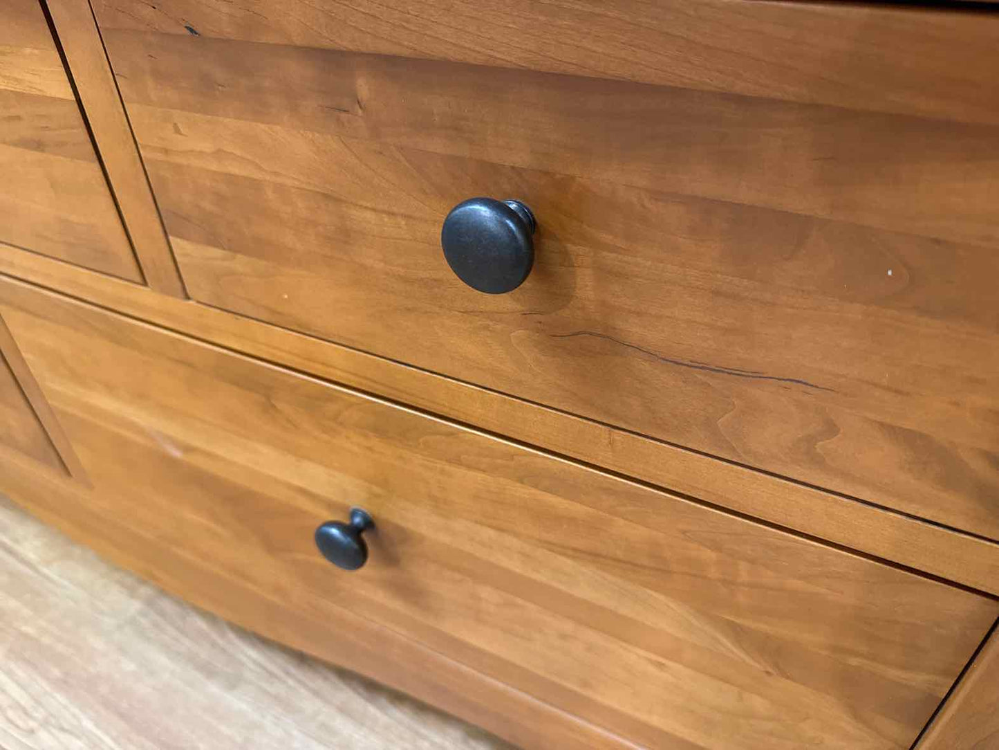 Richardson Brothers Lighted Cherry Hutch
