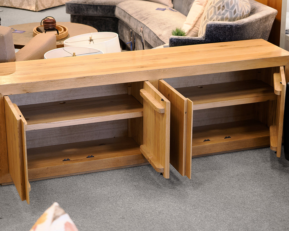 Restoration Hardware Reclamed Oak Media Furniture