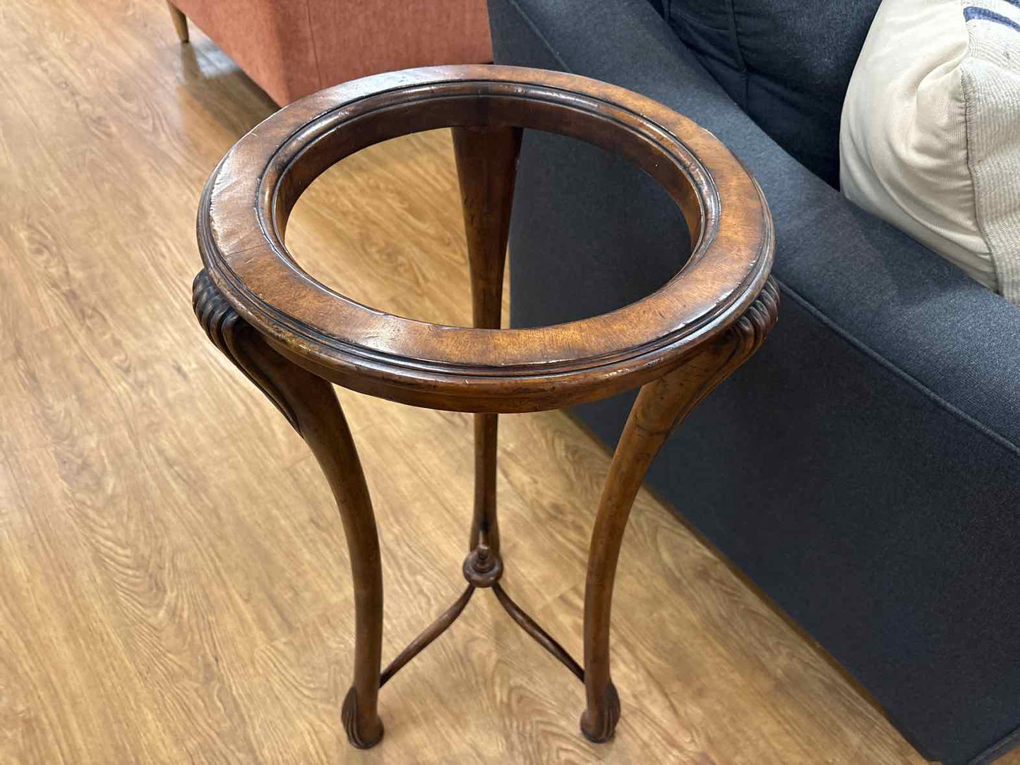 Bernadette Livingston Walnut Brass Jardiniere