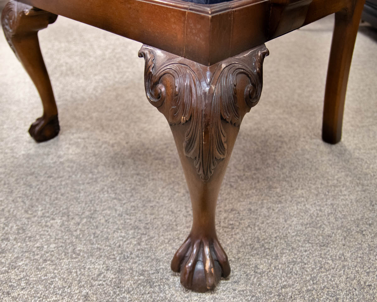 Set of 8 Mahogany Chippendale Dining Chairs with Ball & Claw Feet