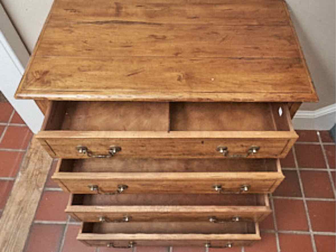Ethan Allen Rustic Elm 4 Drawer Chest