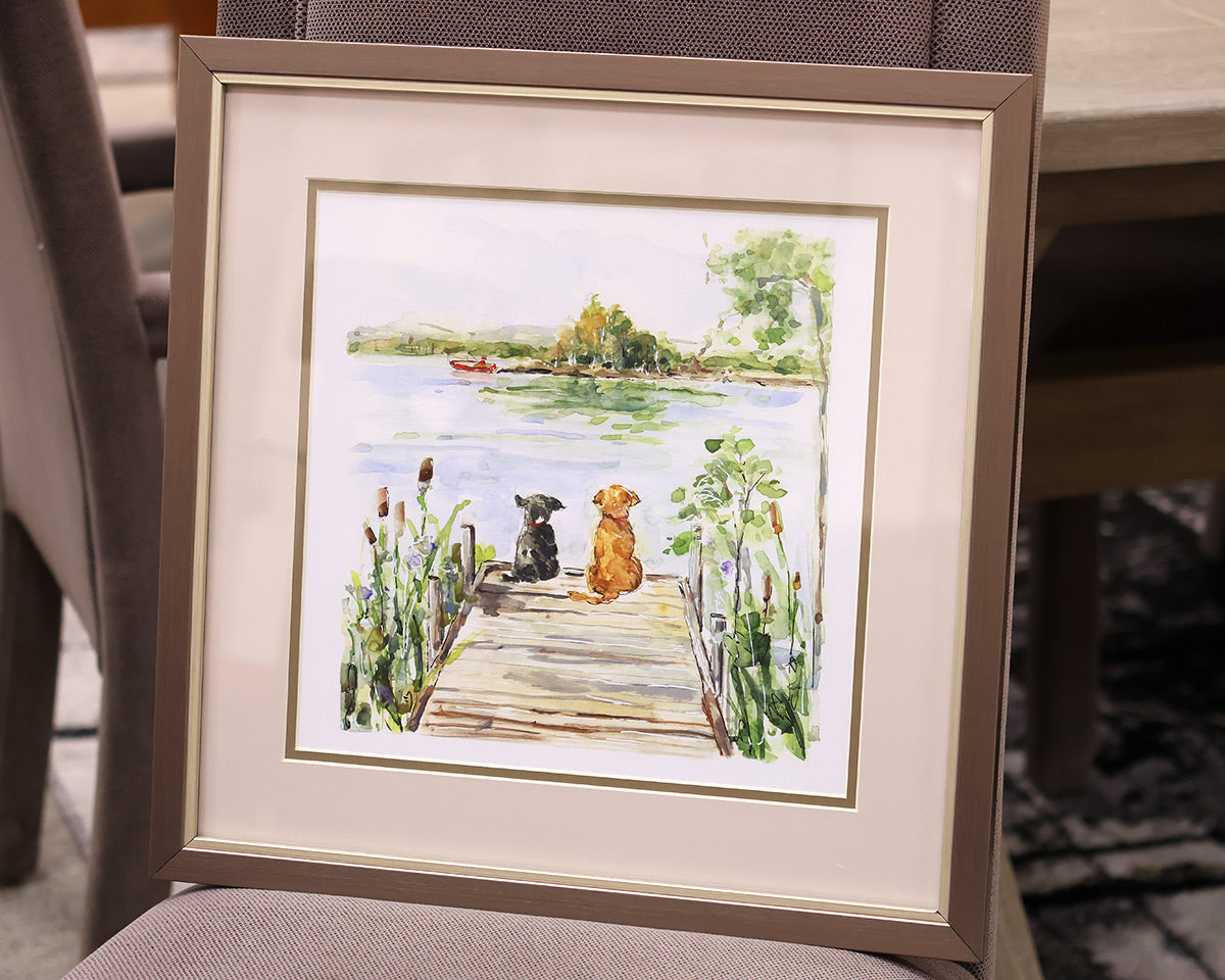'Lake II' Framed Print