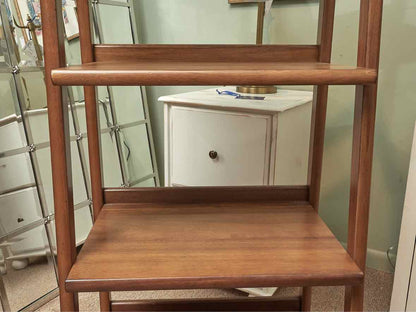 Cherry Ladder Style 5 Shelf Bookcase