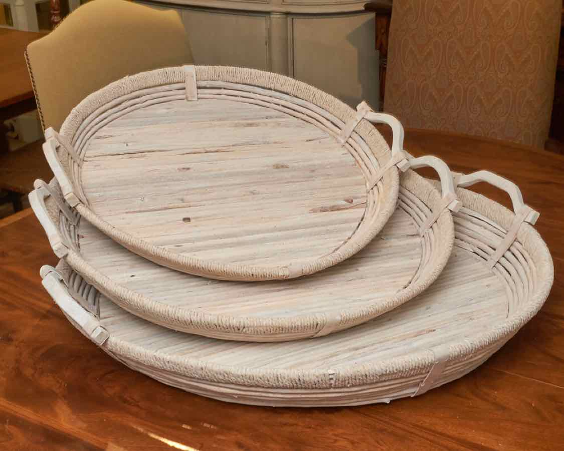 Set Of 3 Grande La Jolla Trays